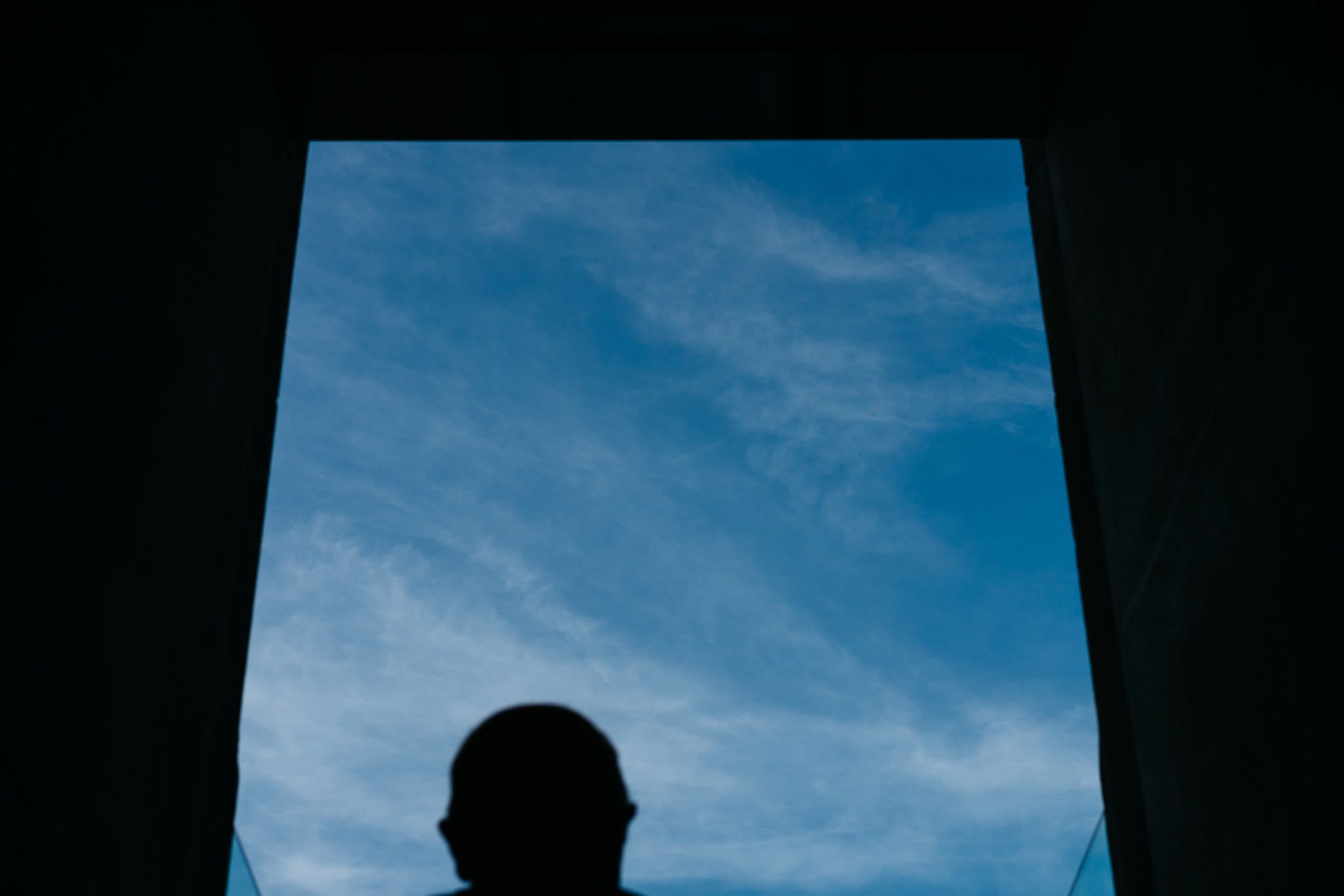 silhouettes-sky-blur-head-