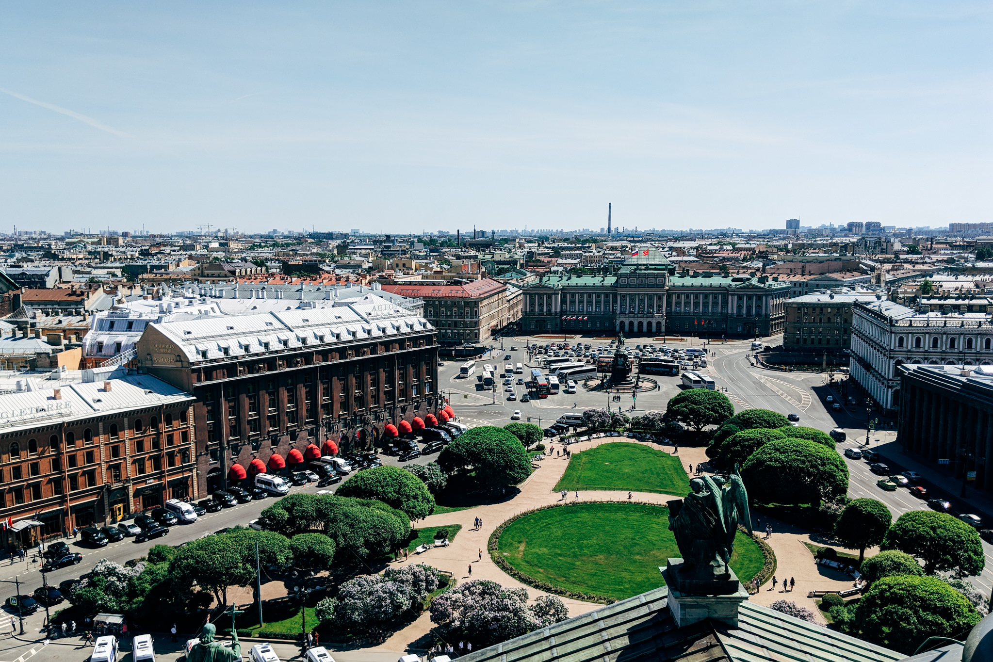 Saint Isaacs Cathedral Saint Petersburg View City