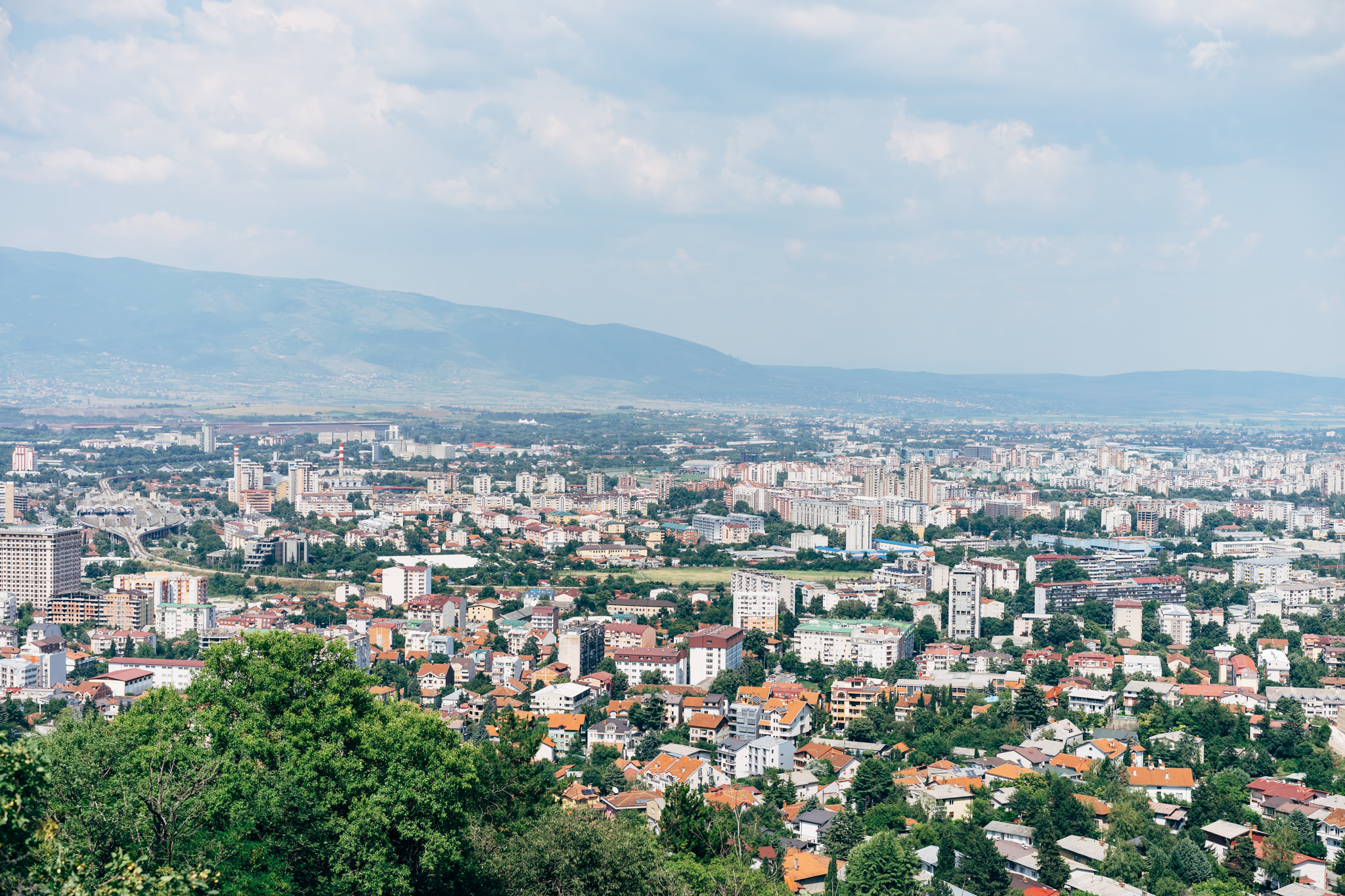 Mount Vodno View City Skopje