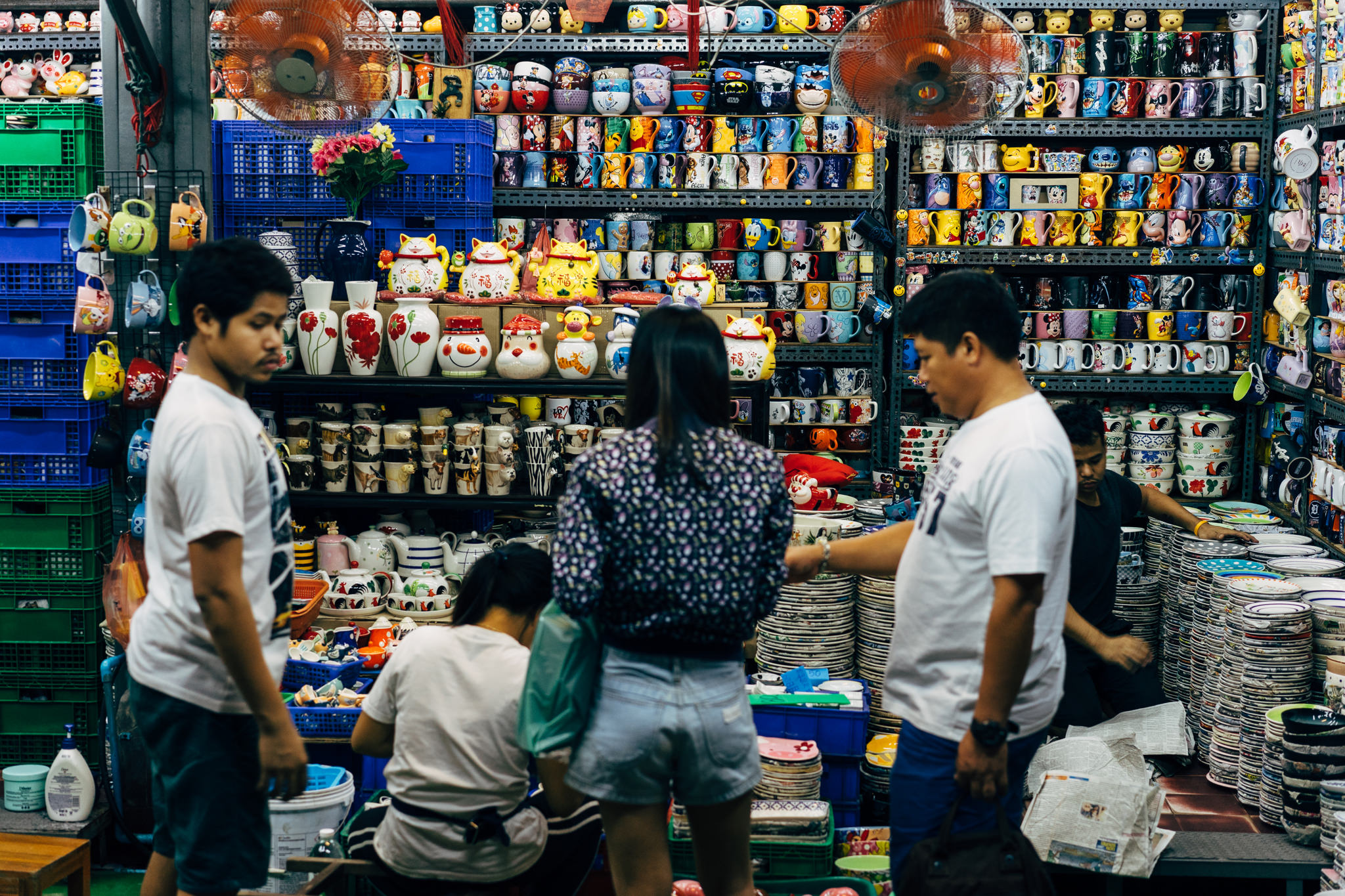 Bangkok Market 07 Porzellan