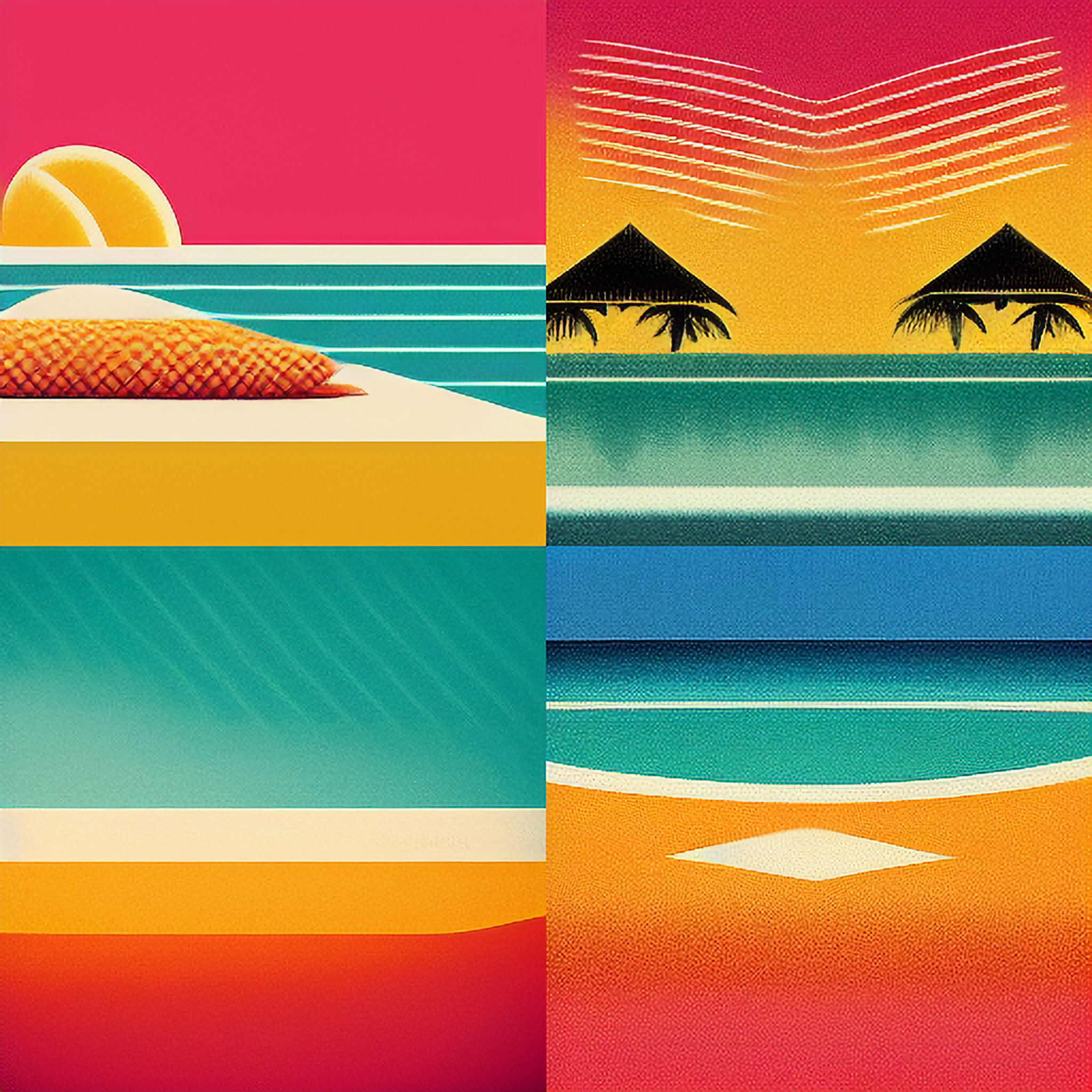 A_tropical_ad_for_a_hotel_in_the_style_of_the_80s