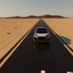 a-self-driving-car-on-a-road-in-the-desert-in-post-modern-china-2