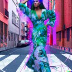 afro-fashion-model-in-neon-detailed-pattern-kimono-4