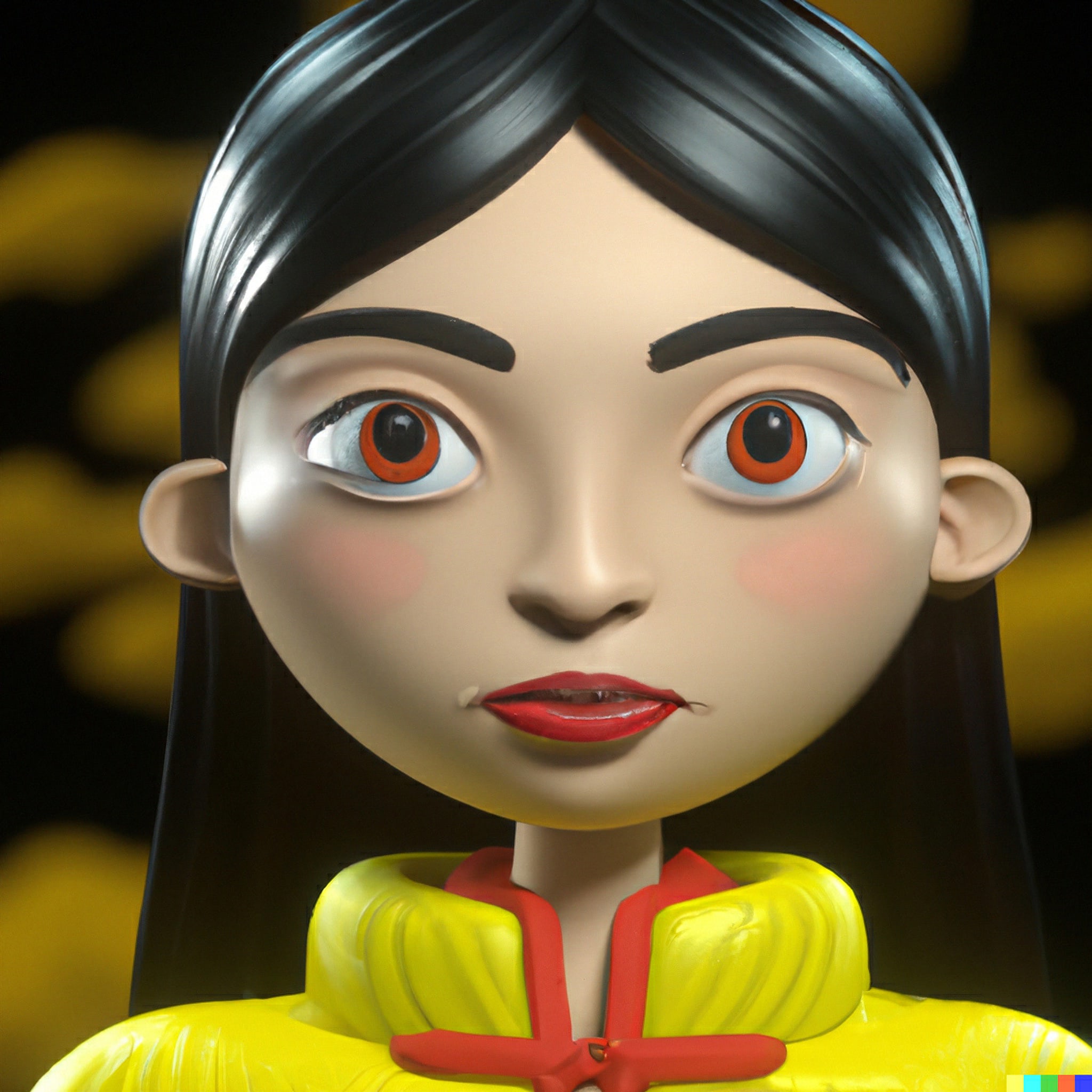 cartoon-figure-of-a-chinese-woman-with-black-hair-and-a-traditional-yellow-dress-2