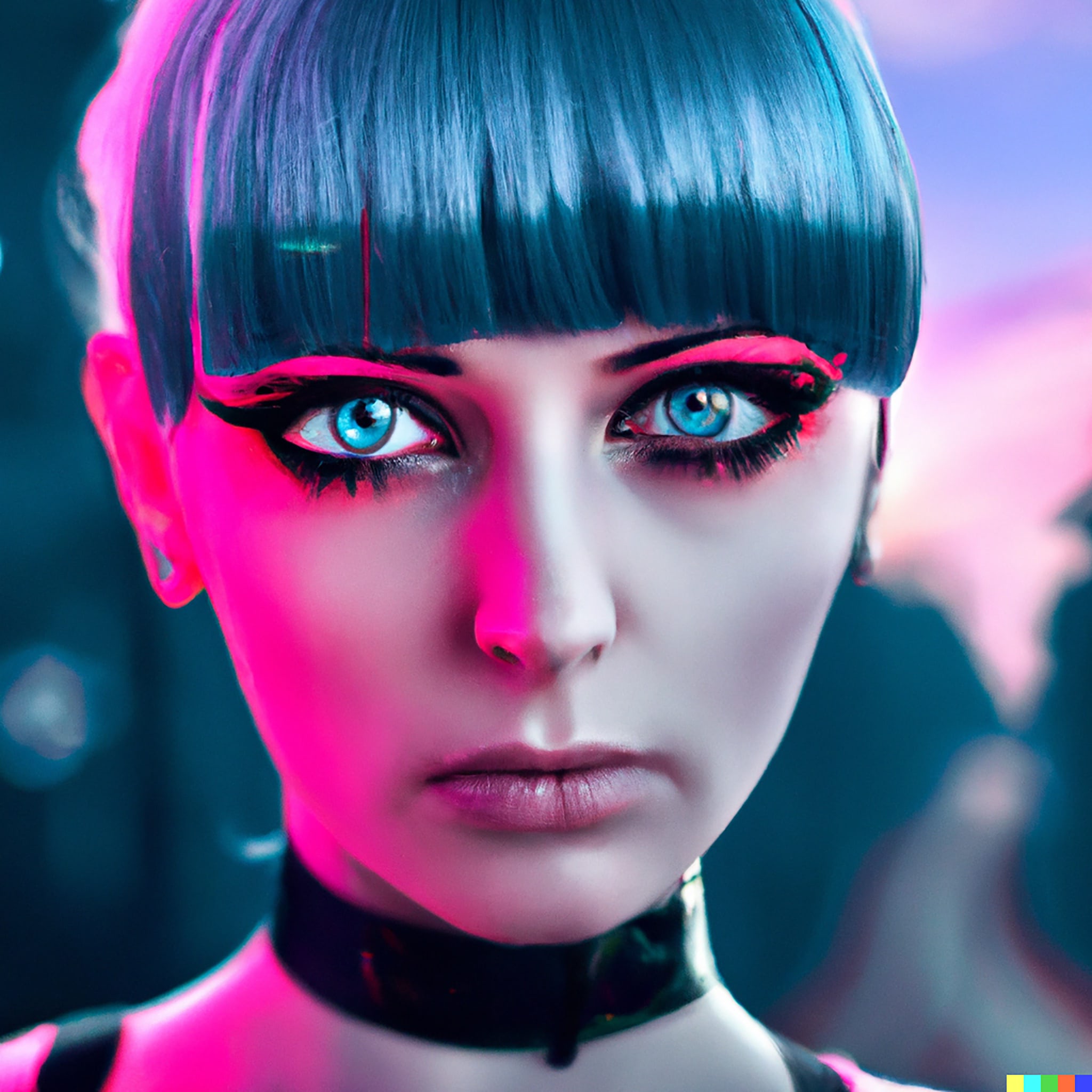 cyberpunk-girl-with-mesmerizing-eyes-and-pink-gray-hair-with-bangs-1