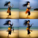 dancing-japanese-woman-beach