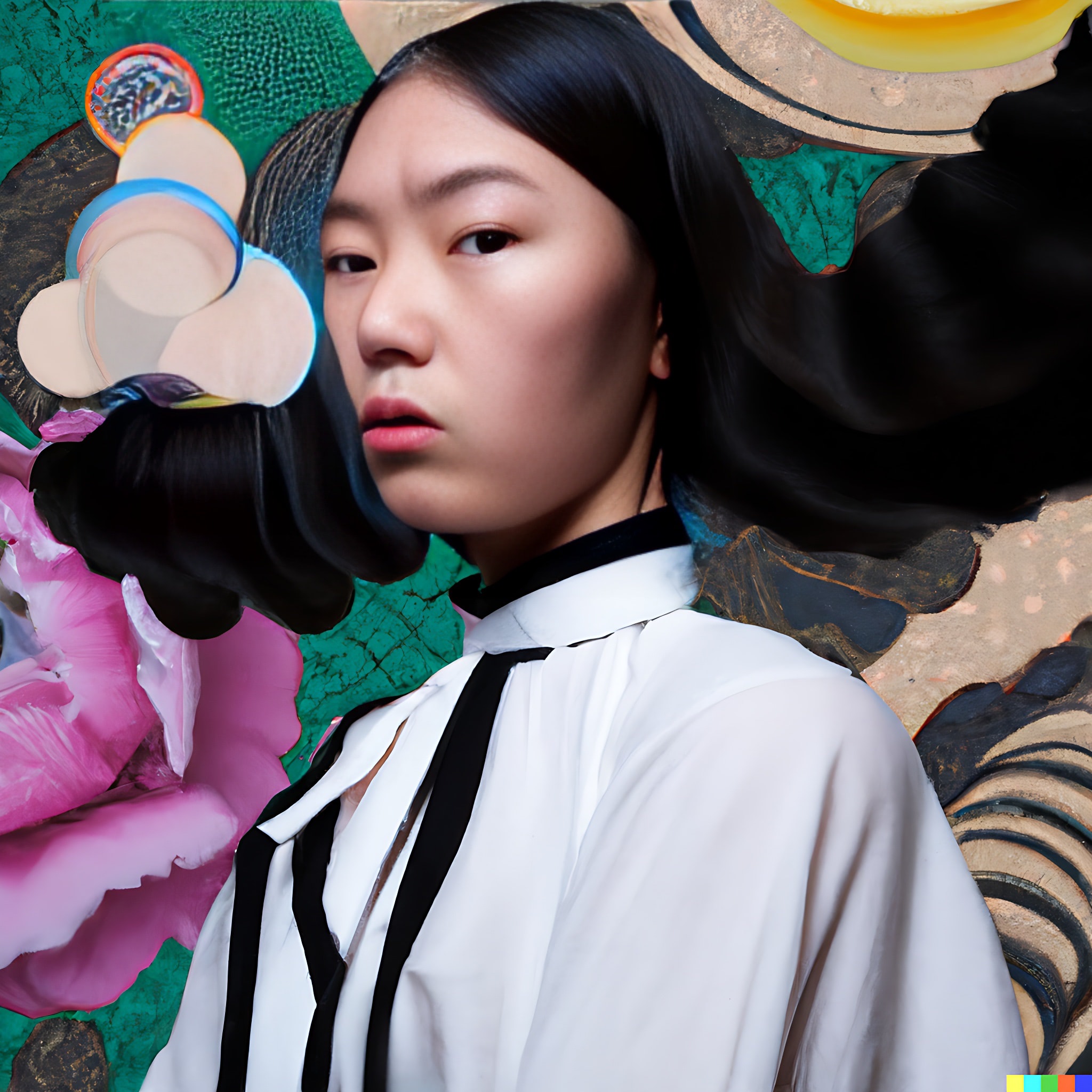 high-fashion Asian model in traditional Korean clothes - 1 • VIARAMI