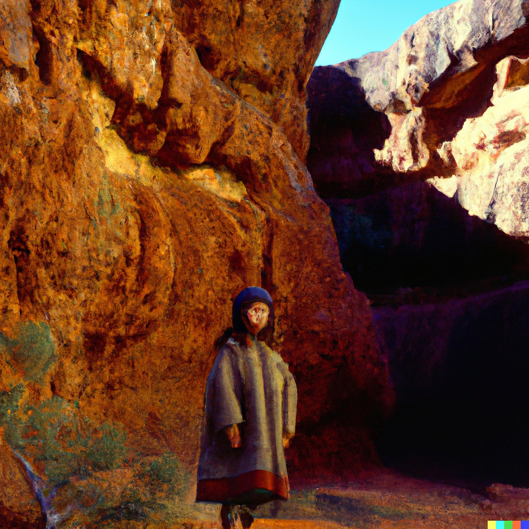 inuit-girl-with-winter-clothes-at-australia-canyon
