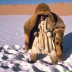 inuit-with-snow-clothes-desert-4