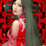 japanese-femme-fatale-in-a-red-traditional-dress-with-long-hair-1