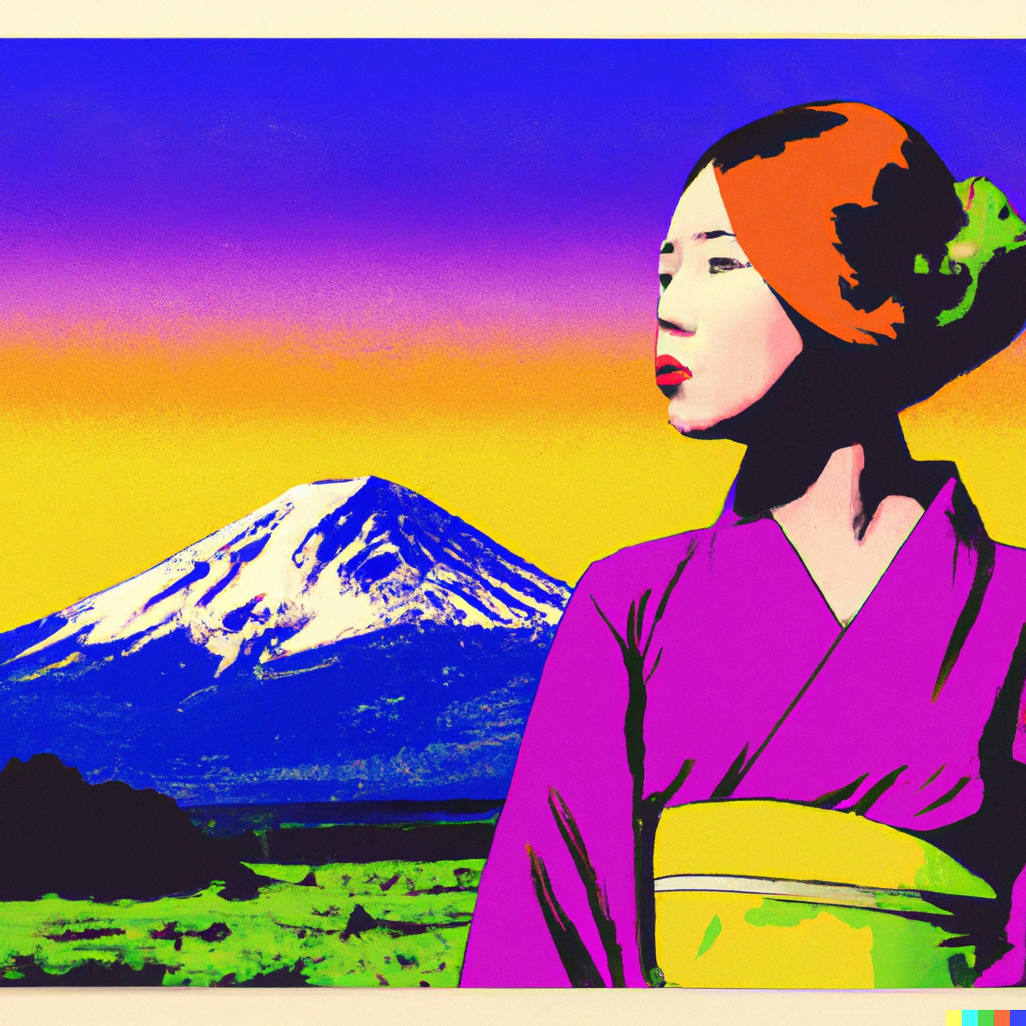 japanese-woman-painted-by-andy-warhol