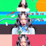 korean-portrait-poster-colorful