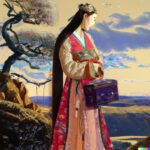 mongolian-woman-with-long-wild-blond-hair-with-luxury-handbag-3