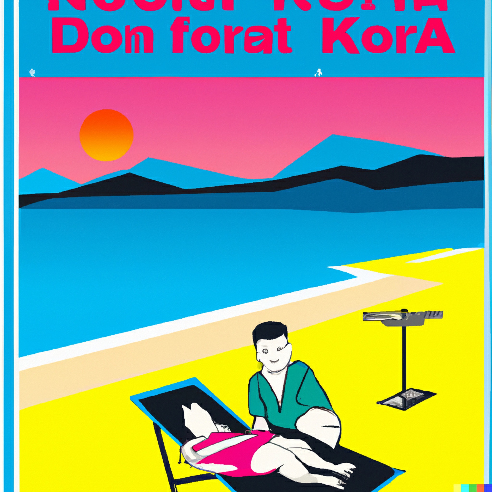 north-korean-propaganda-poster-for-a-beach-holiday-1