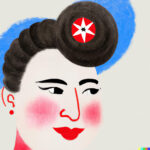 north-korean-woman-style-of-a-painting-by-song-byeok-1