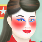 north-korean-woman-style-of-a-painting-by-song-byeok-2