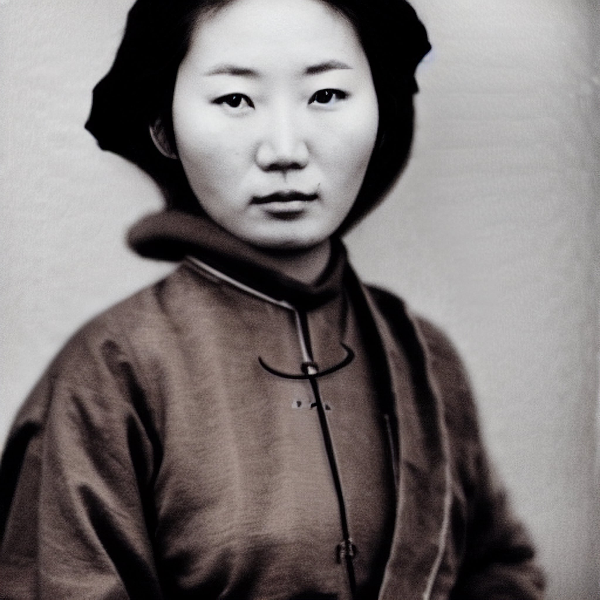 portrait-of-one-chinese-young-women-black-white-3
