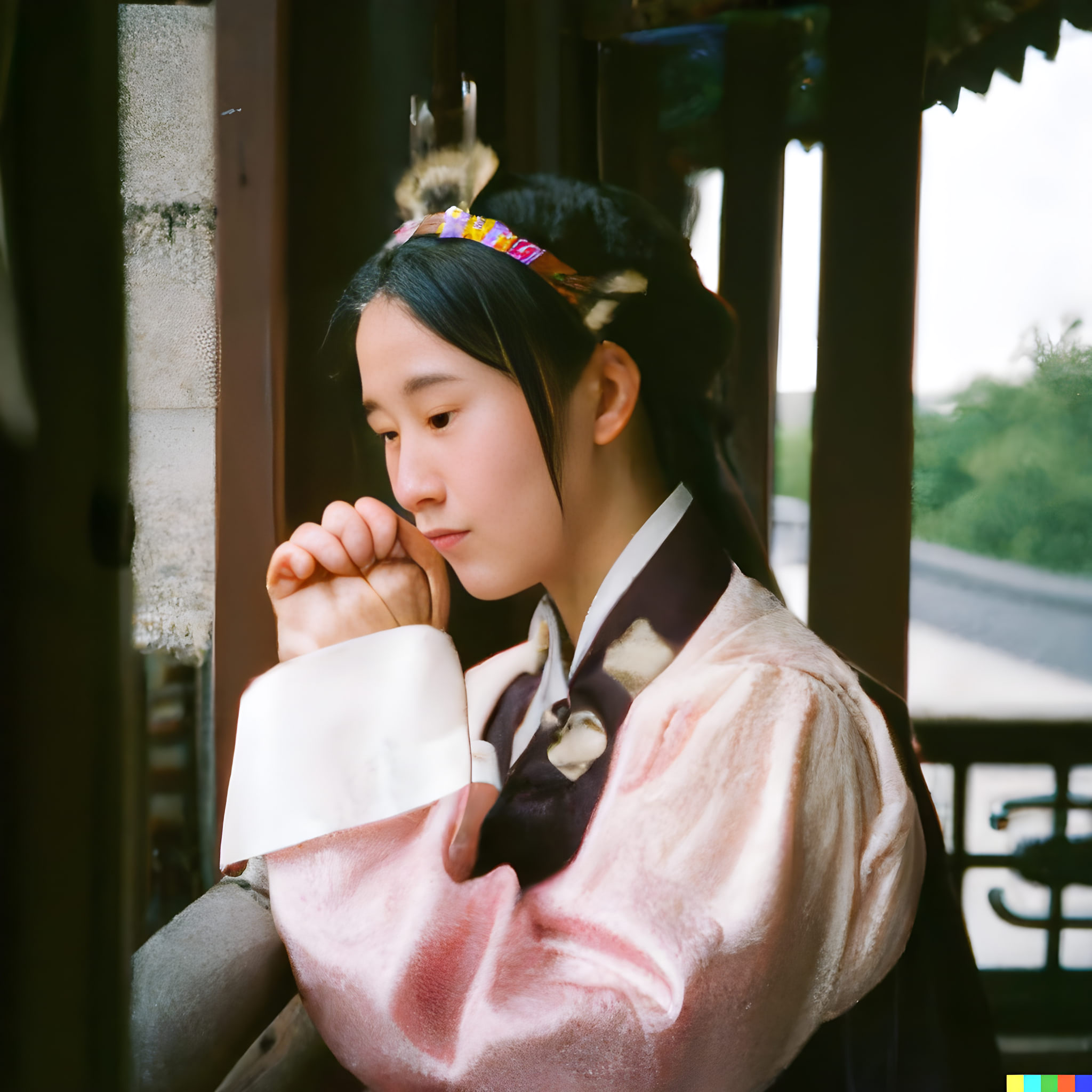 thinking-joseon-dynasty-princess-in-traditional-clothes-update
