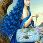 woman-with-long-curled-blueish-hair-with-luxury-handbag-1