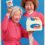 1980s-advertisement-for-milk-with-a-old-woman-South-Korea