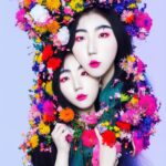 art-design-korea-model-girl-face-flower-3