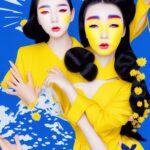 asian-poster-design-yellow-blue-model-fashion-2