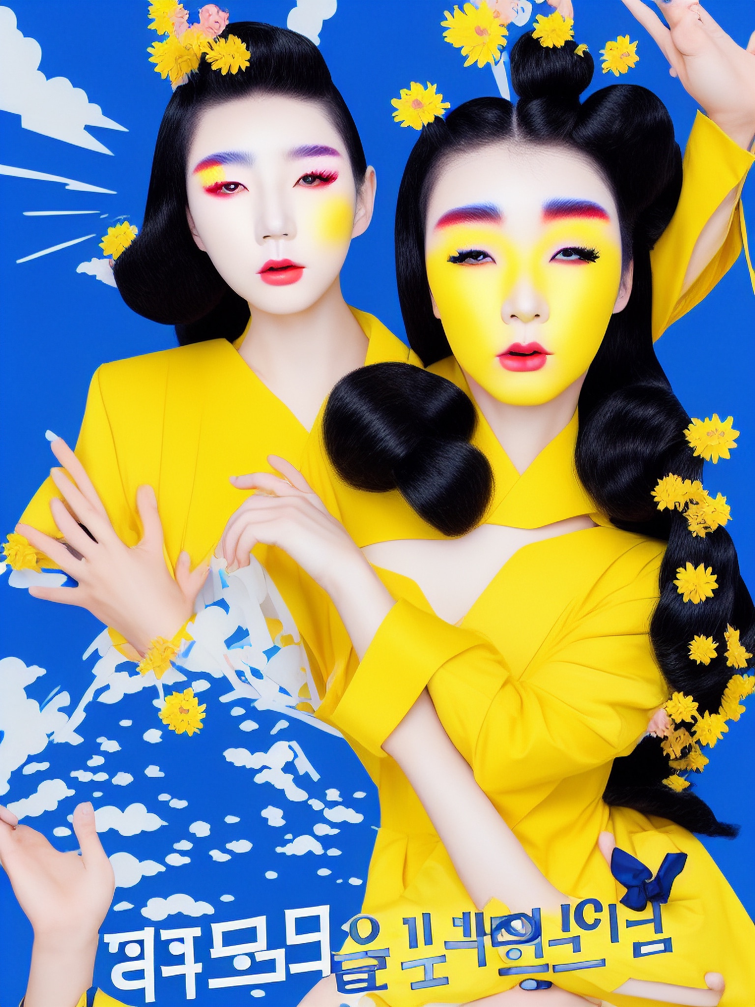 asian-poster-design-yellow-blue-model-fashion-2