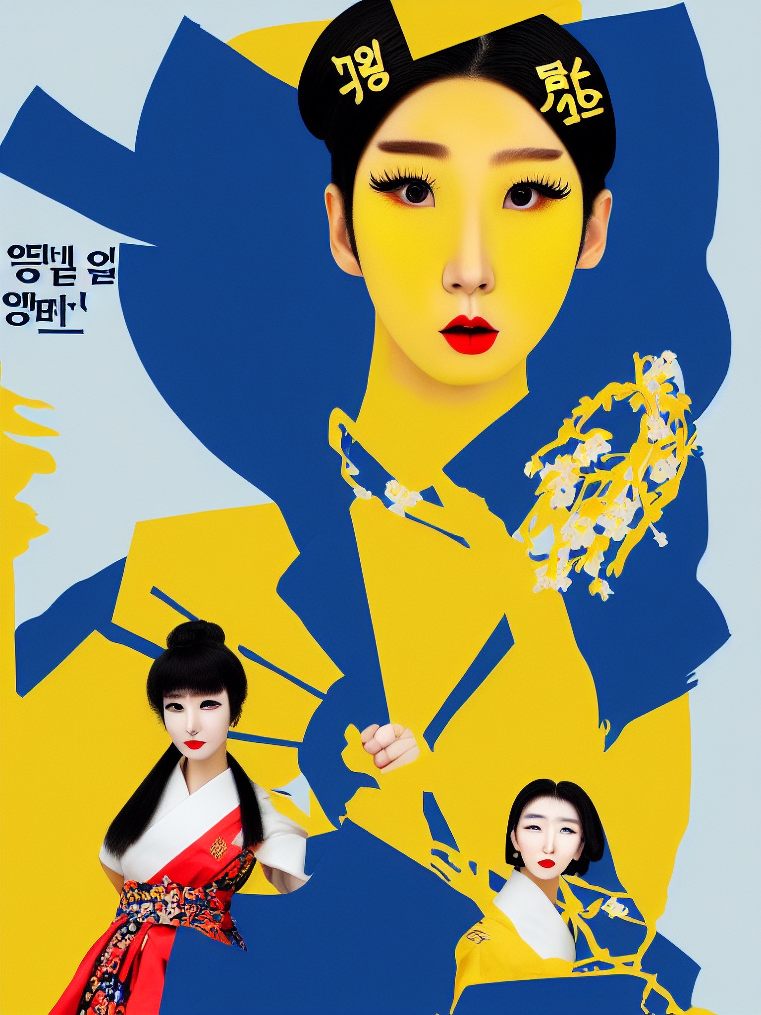 asian-poster-design-yellow-blue-model-fashion-4