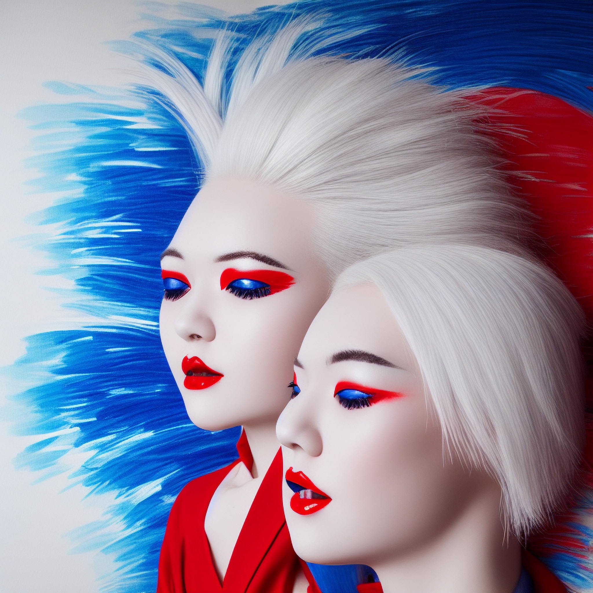 blue-red-white-hair-model-design-3d-art-ai-3