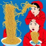 chinese-girls-noodles-ramen-pop-art-painting-1