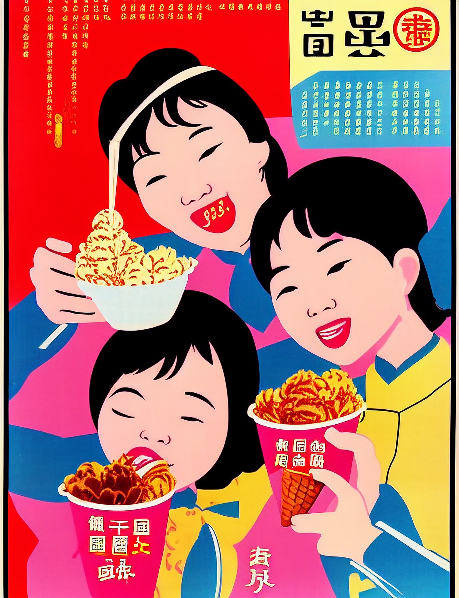 chinese-ice-cream-1980s-style-poster-2