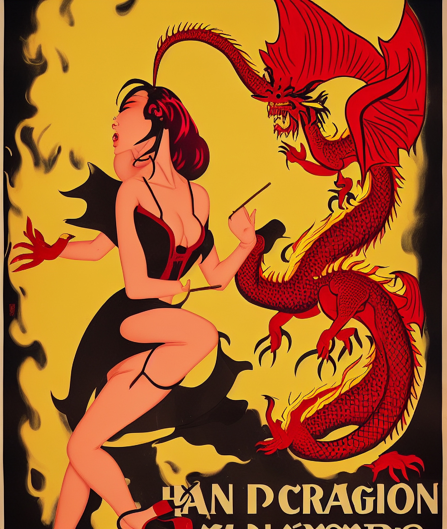 dragon-poster-chinese-girl-design
