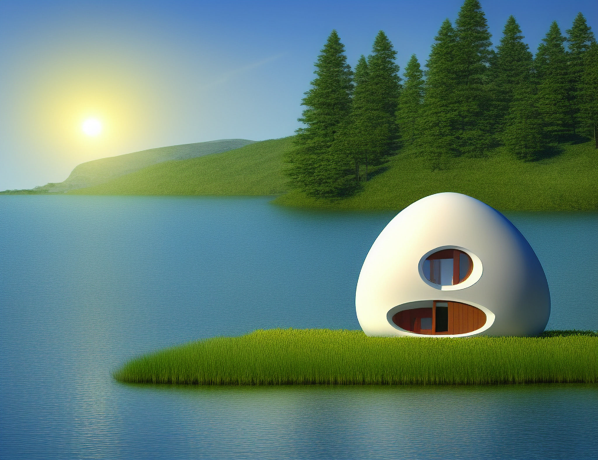 egg-shaped-house-vacation-airbnb-2