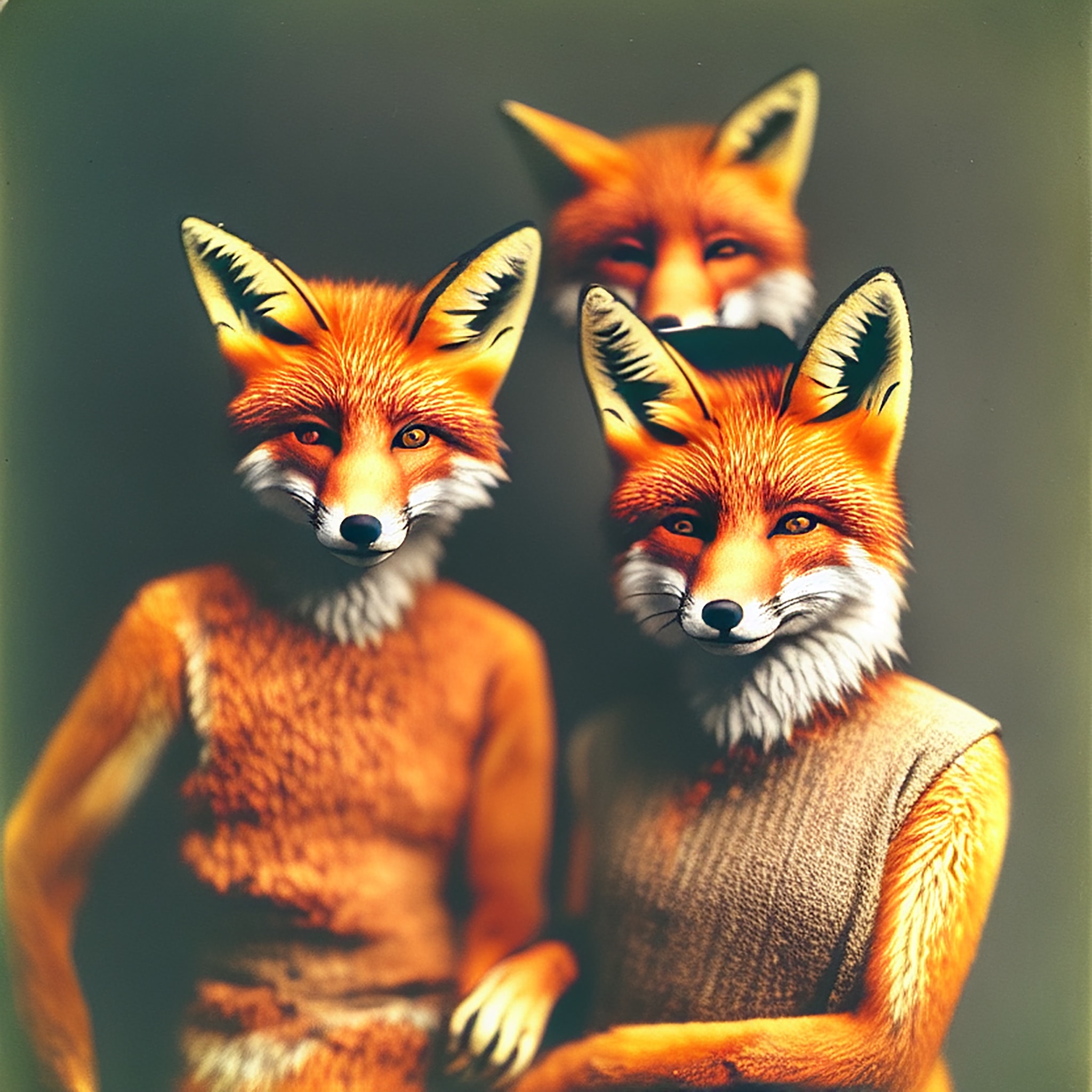 fox-family-photo-japan