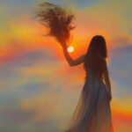 fragile-girl-sunset-painting-2