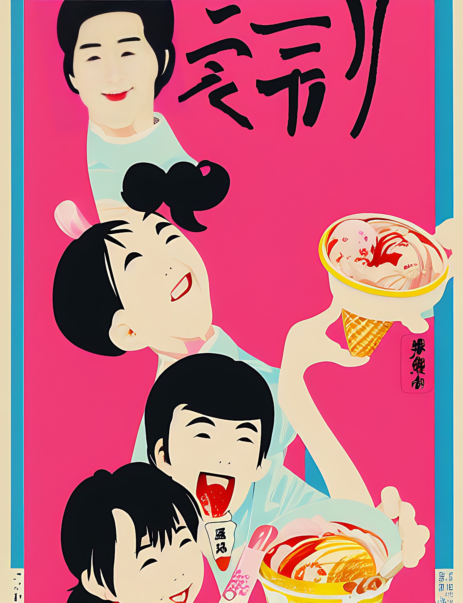 japan-ice-cream-1980s-poster-design-retro