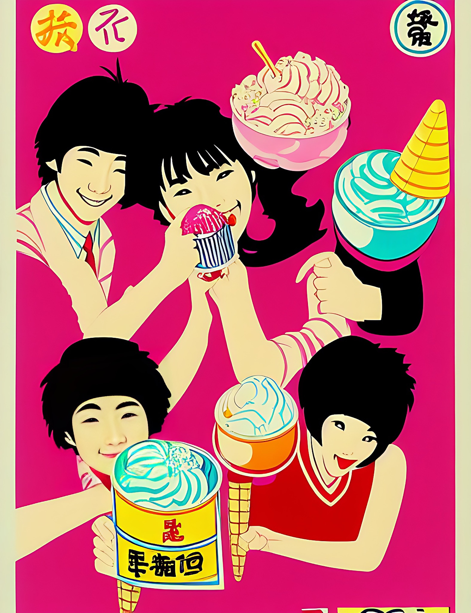 japan-ice-cream-1980s-poster-design-vintage-1