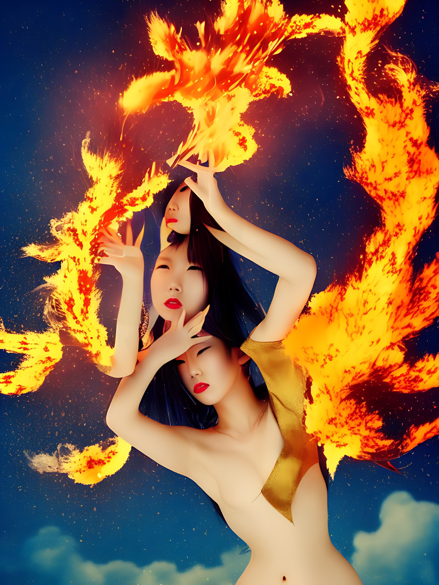 japanese-model-flame-hair-sky-4