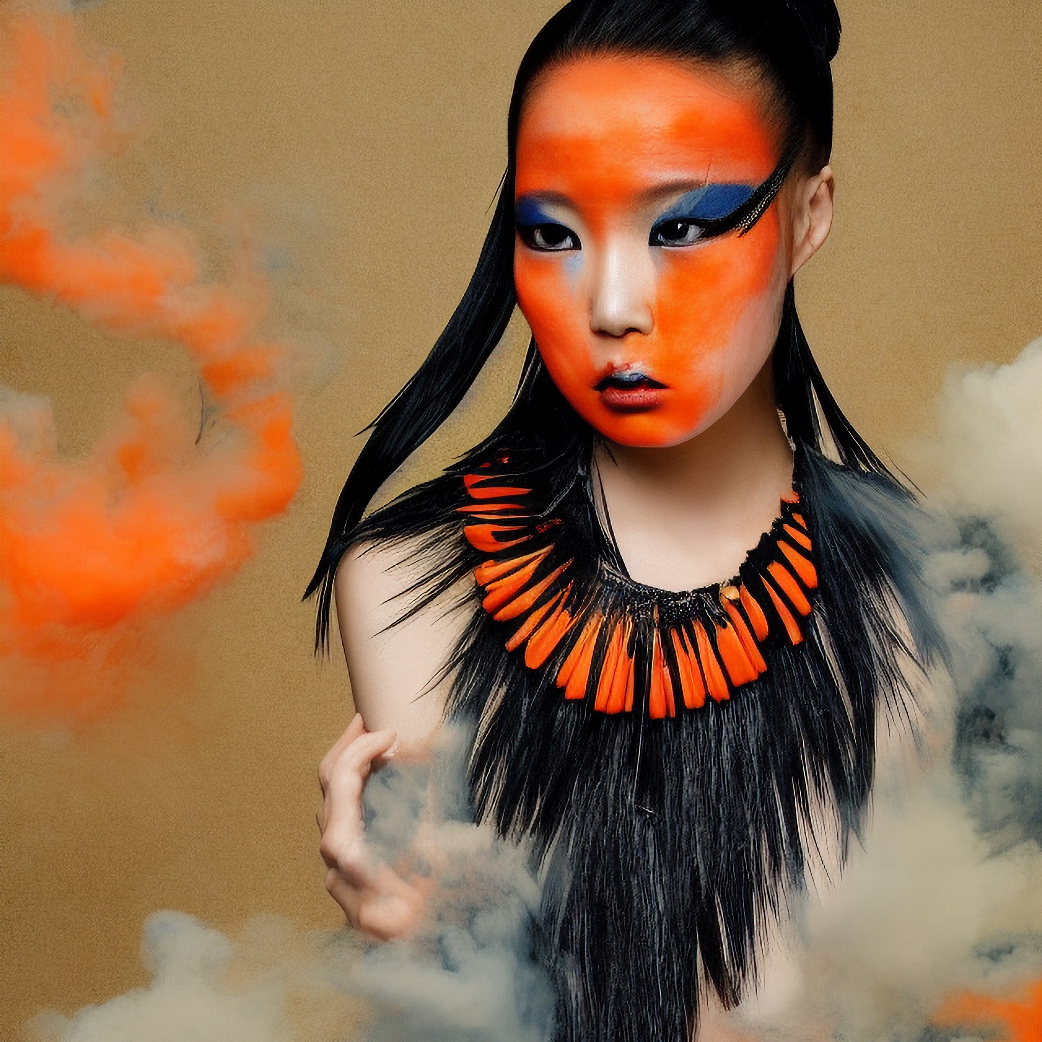 japanese-model-portrait-fire-flames-traditional-dress-2