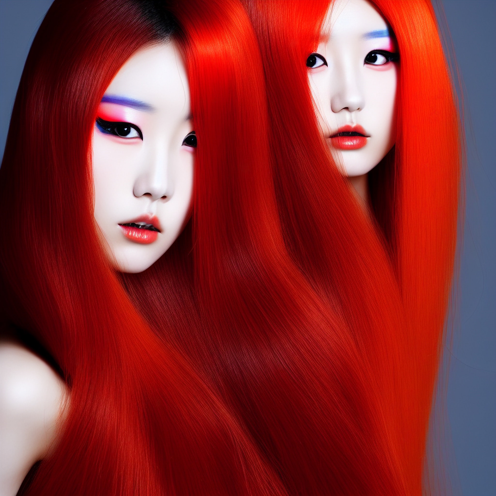 korea-girl-fashion-long-red-orange-hair-2