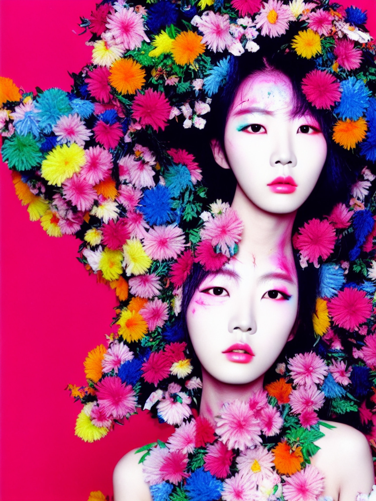korean-fashion-model-flowers-design-4