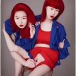 korean-model-blue-red-hair-clothes-1