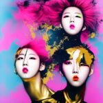 painting-faces-gold-pink-music-cover-3