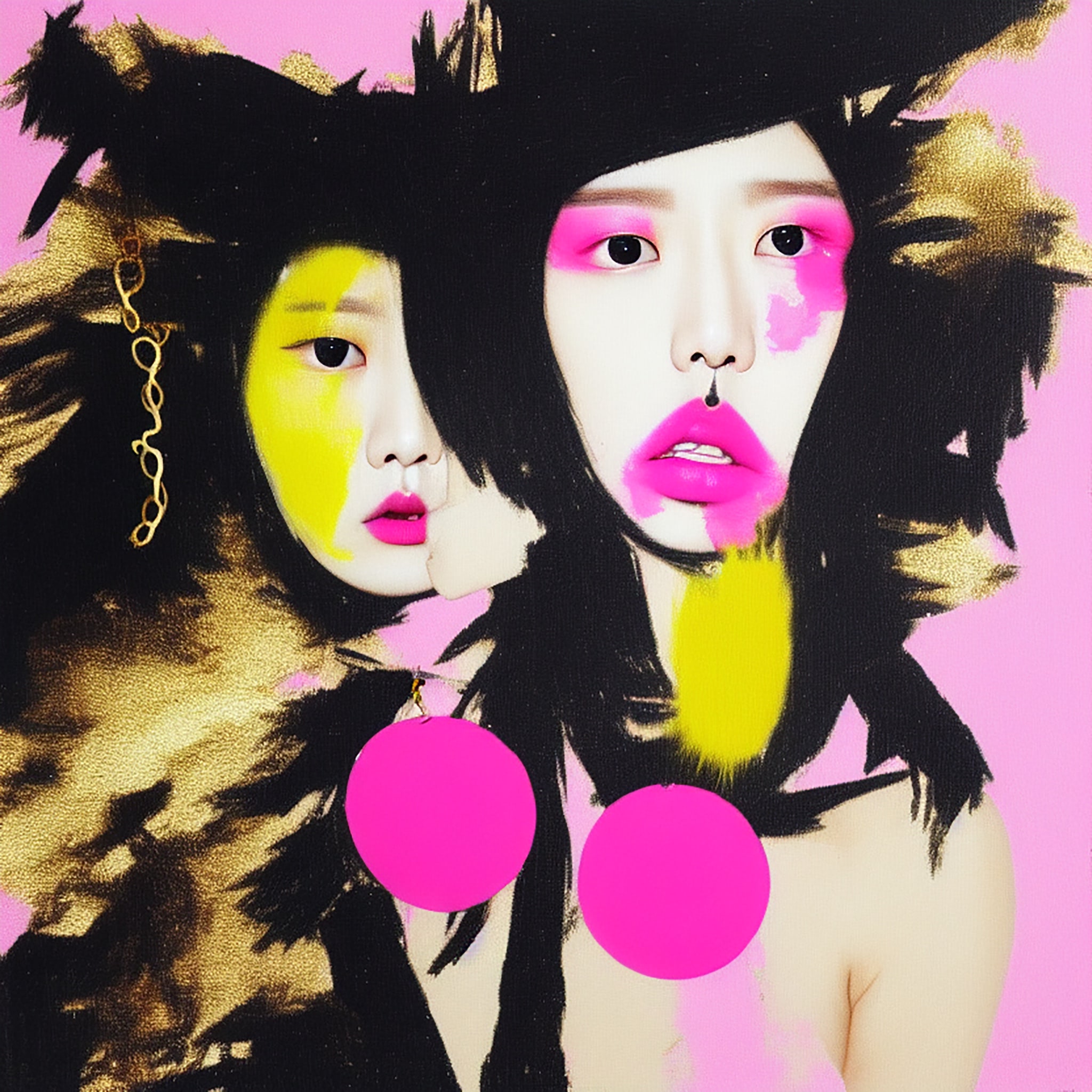 pink-gold-korean-woman-design-3