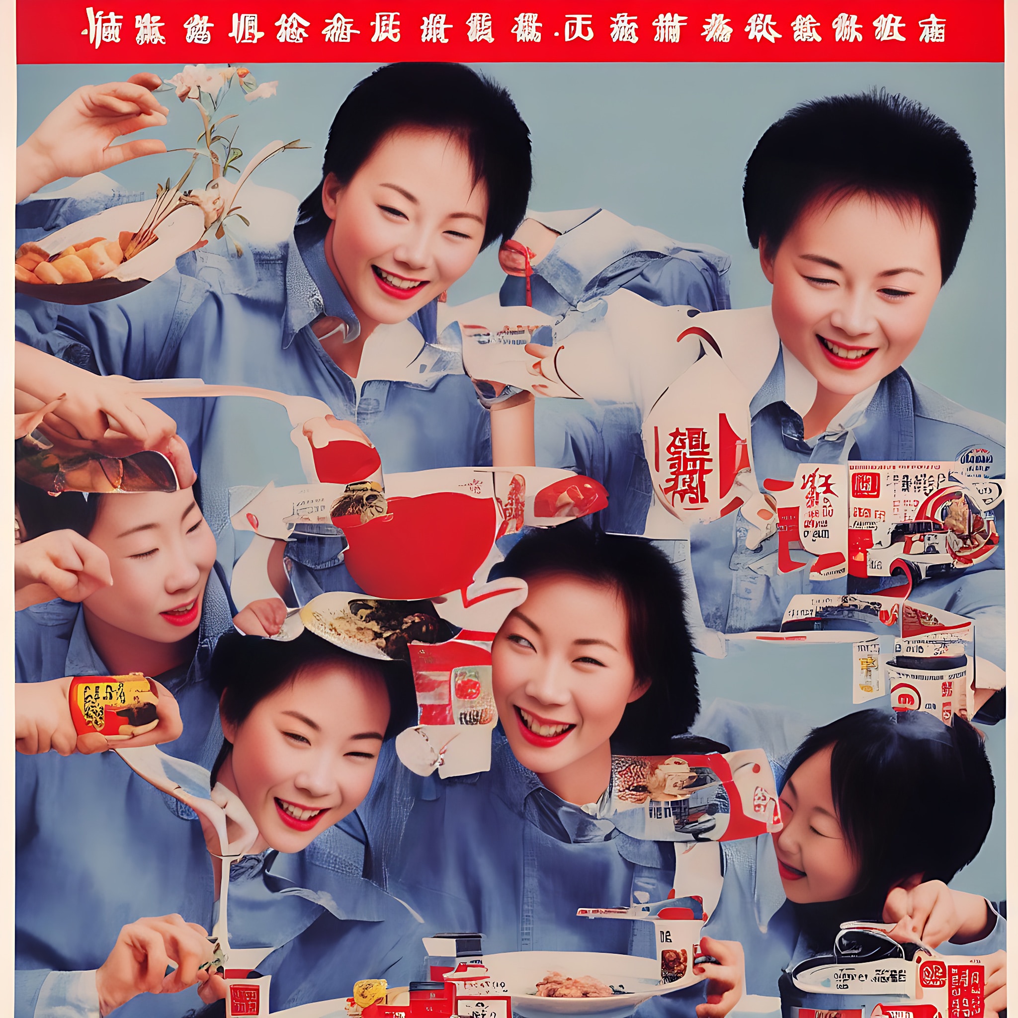 poster-created-in-the-1980s-of-china-design-woman-kitchen-breakfast