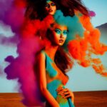 smoking-hair-model-fashion-artpiece-design