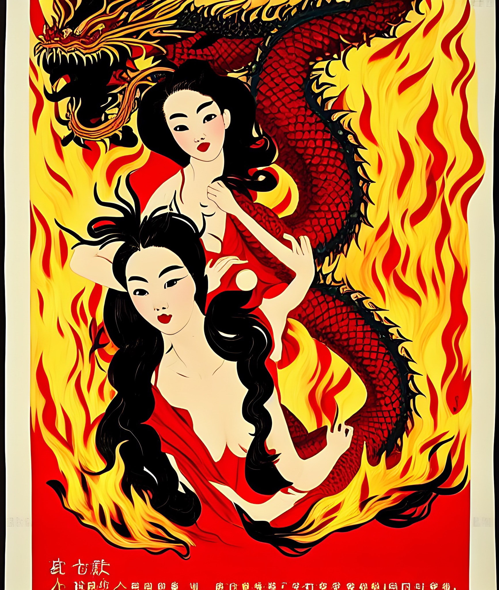 vintage-movie-poster-flames-girl-dragon-hongkong-1