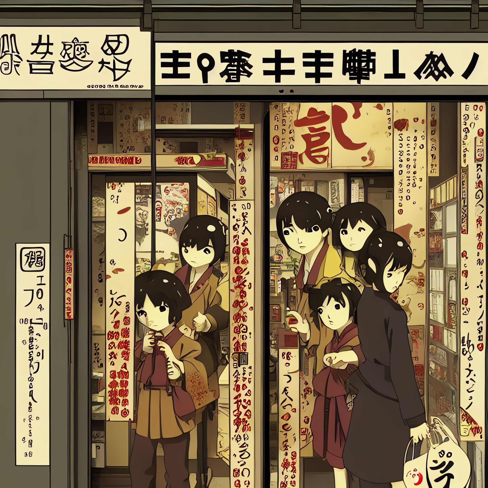 Door-of-a-Japanese-convenience-store-wide-shot-Satoshi-Kon-Anime-Dark-Steampunk-y840