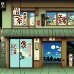 Door-of-a-Japanese-convenience-store-wide-shot-Studio-Ghibli-Hayao-Miyazaki-mi3z