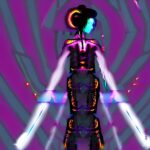 Full-body-of-a-geisha-in-a-dystopian-future-line-art-cold-neon-light-high-contrast-7p0z